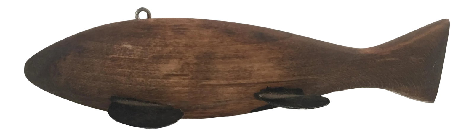 Vintage Hand-Carved Hand Painted 6.75" Ice Fishing Weighted Fish Decoy: Vintage Fish Decoy Hand-Carved Hand Painted 6.75" Ice Fishing Weighted Condition: Alterations: Original Condition Unaltered Imperfections: Some Imperfections Condition Notes: hand carved, hand