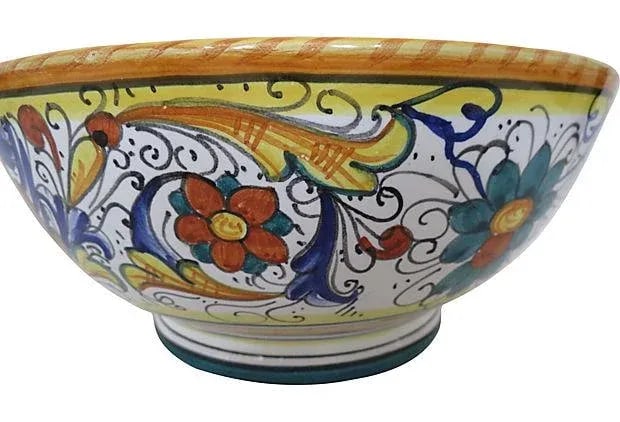 Vintage Italian Faience "Deruta" Bowl - 2