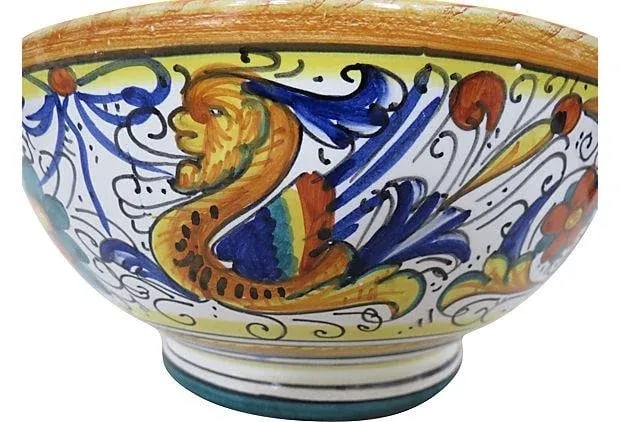 Vintage Italian Faience "Deruta" Bowl - 3