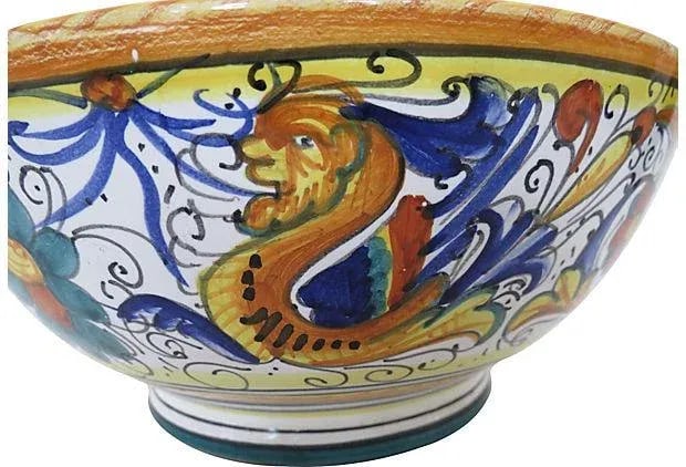 Vintage Italian Faience "Deruta" Bowl - 4
