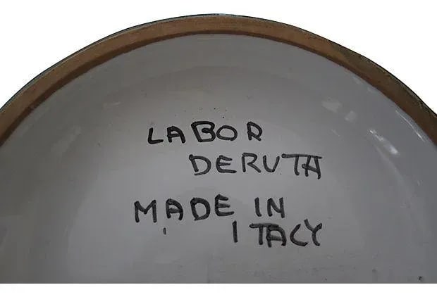 Vintage Italian Faience "Deruta" Bowl - 6