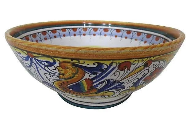 Vintage Italian Faience "Deruta" Bowl - 7