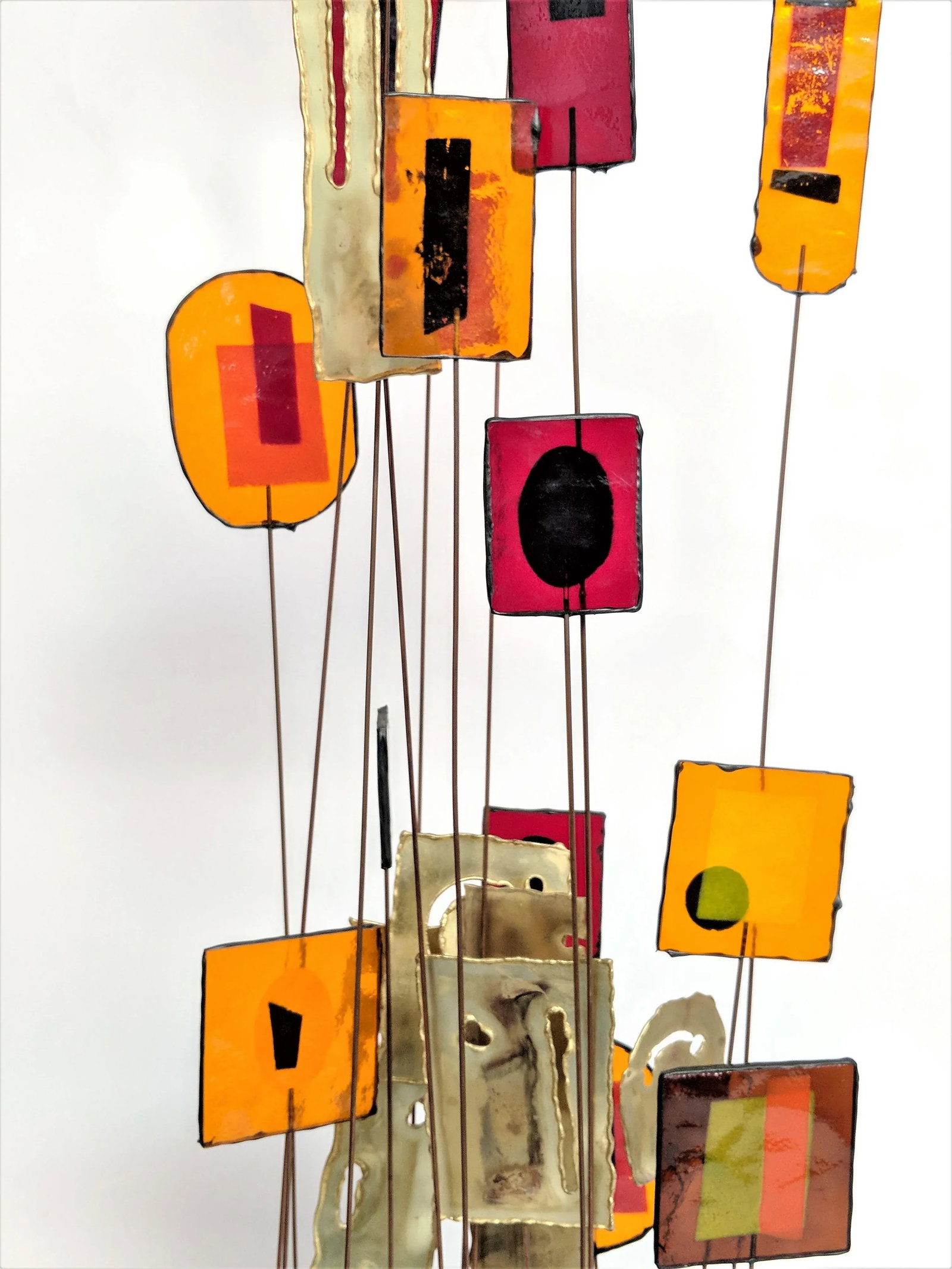 Curtis Jere Brass & Acrylic "Lollypop" Sculpture - 10