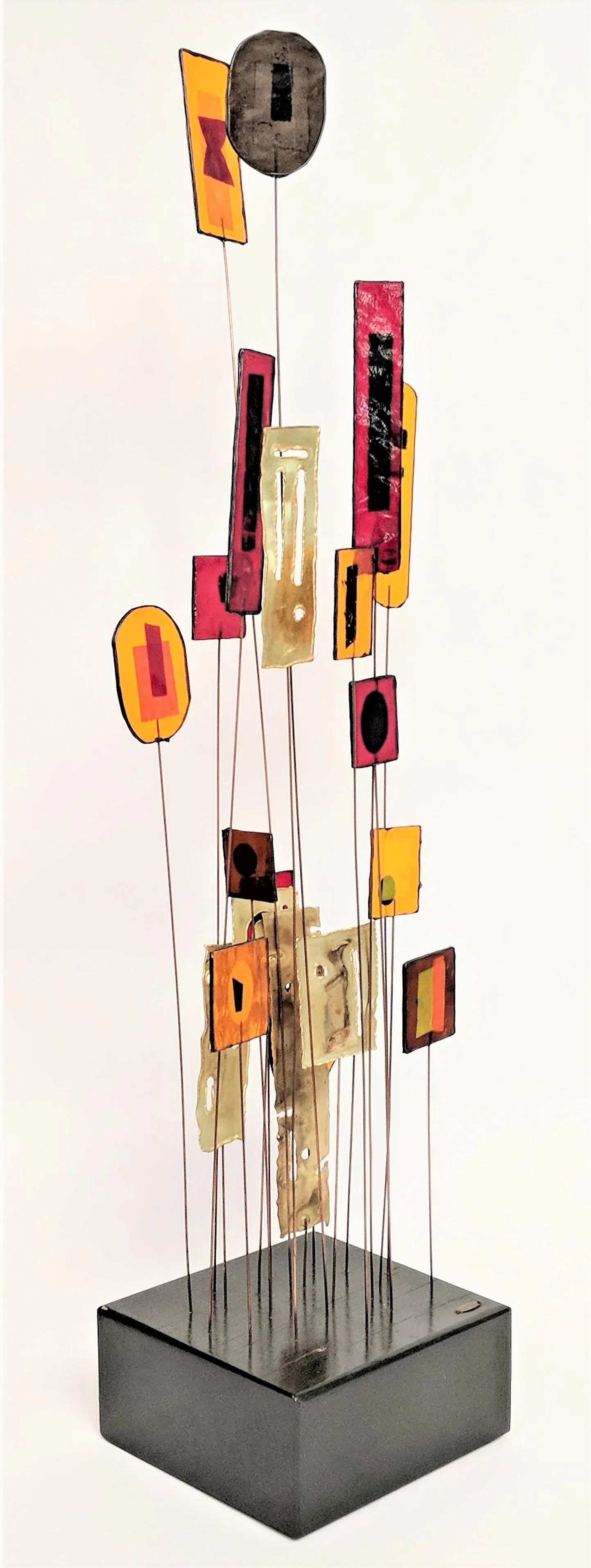 Curtis Jere Brass & Acrylic "Lollypop" Sculpture - 13