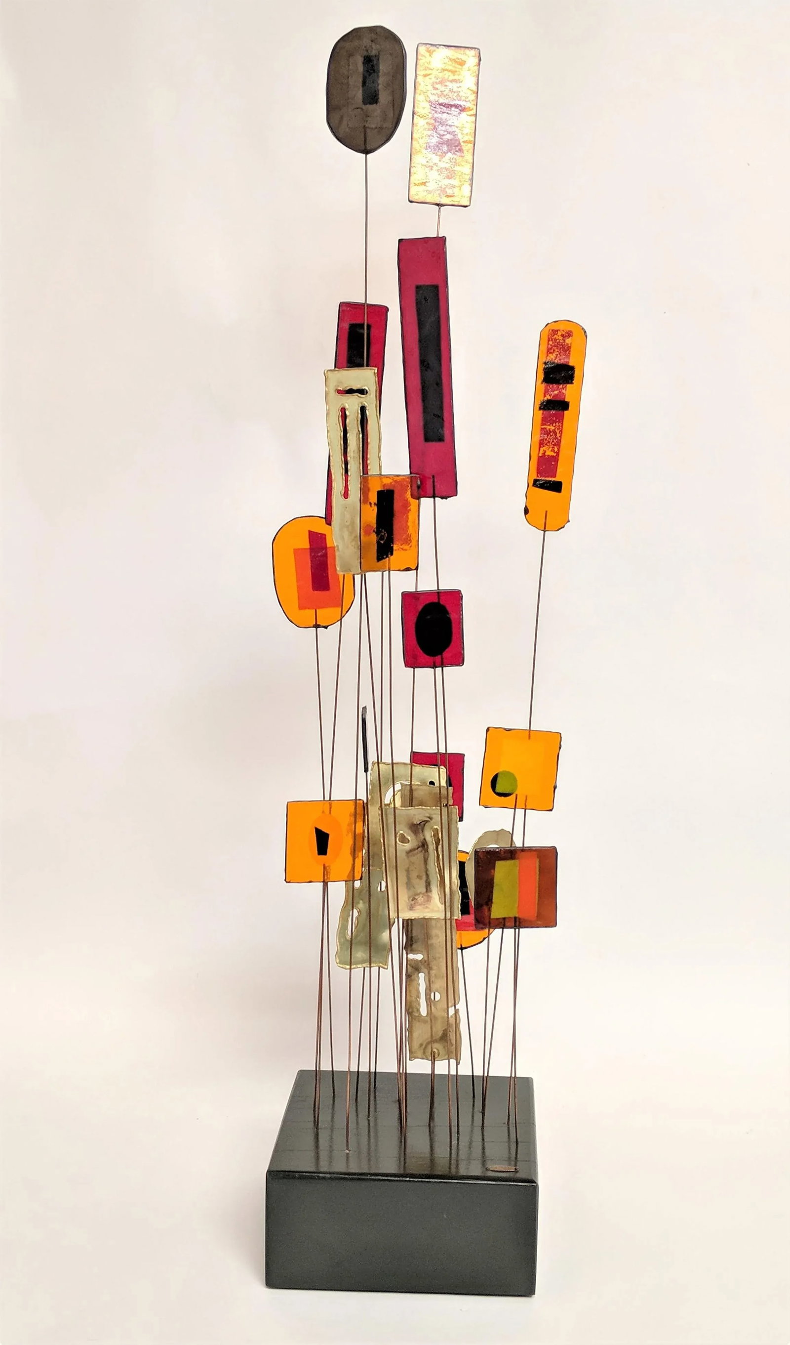 Curtis Jere Brass & Acrylic "Lollypop" Sculpture - 2