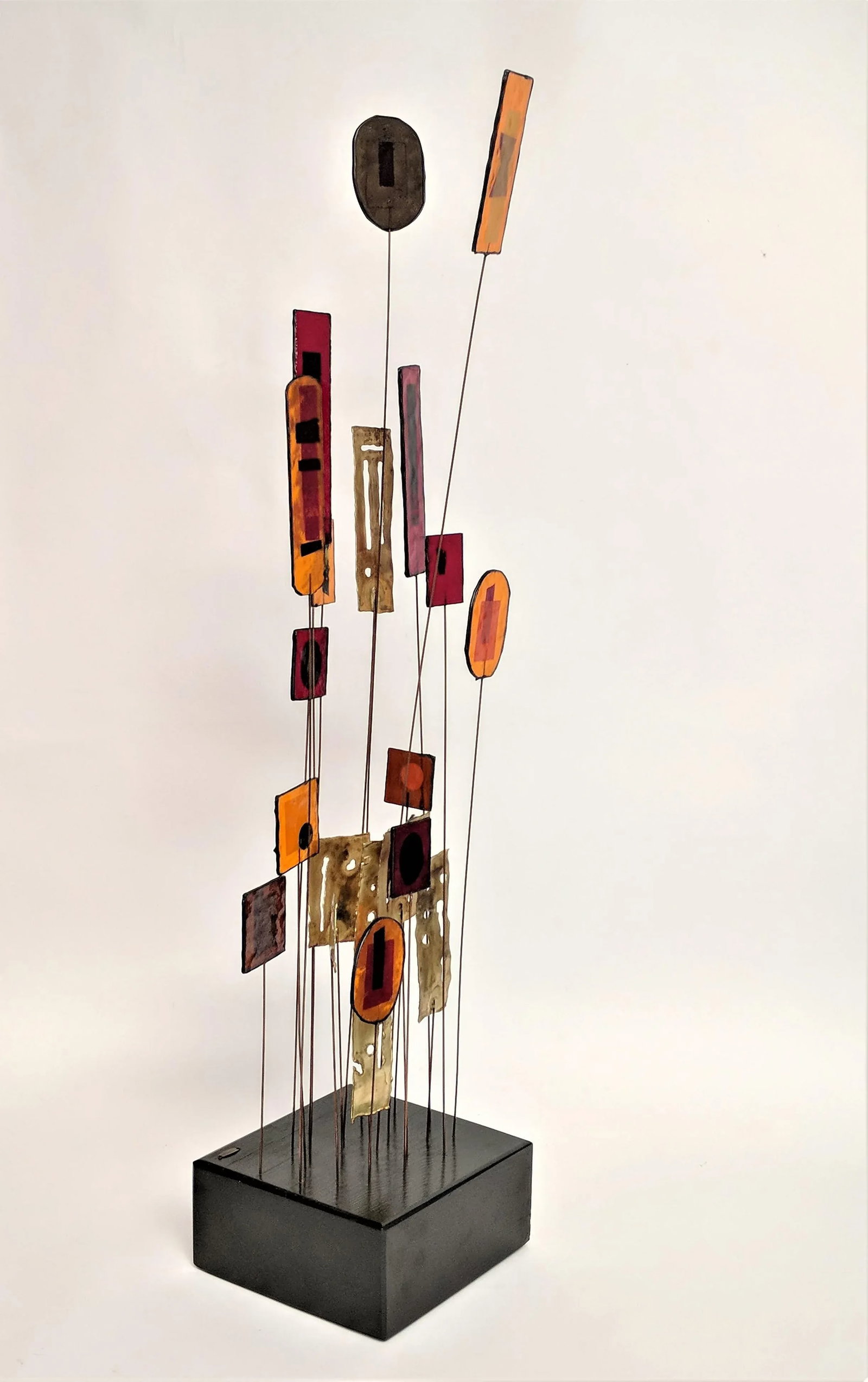 Curtis Jere Brass & Acrylic "Lollypop" Sculpture - 3