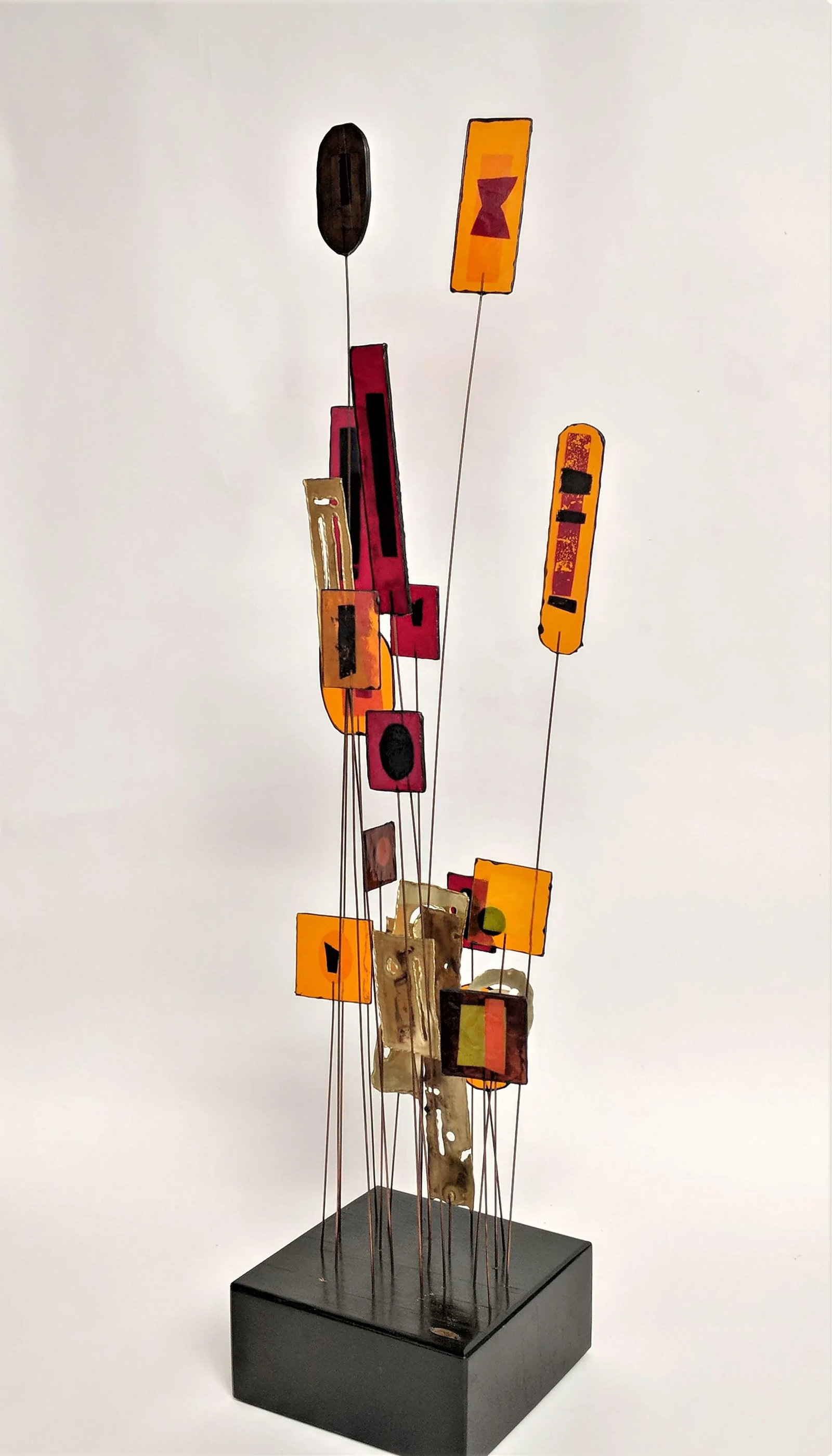 Curtis Jere Brass & Acrylic "Lollypop" Sculpture - 5