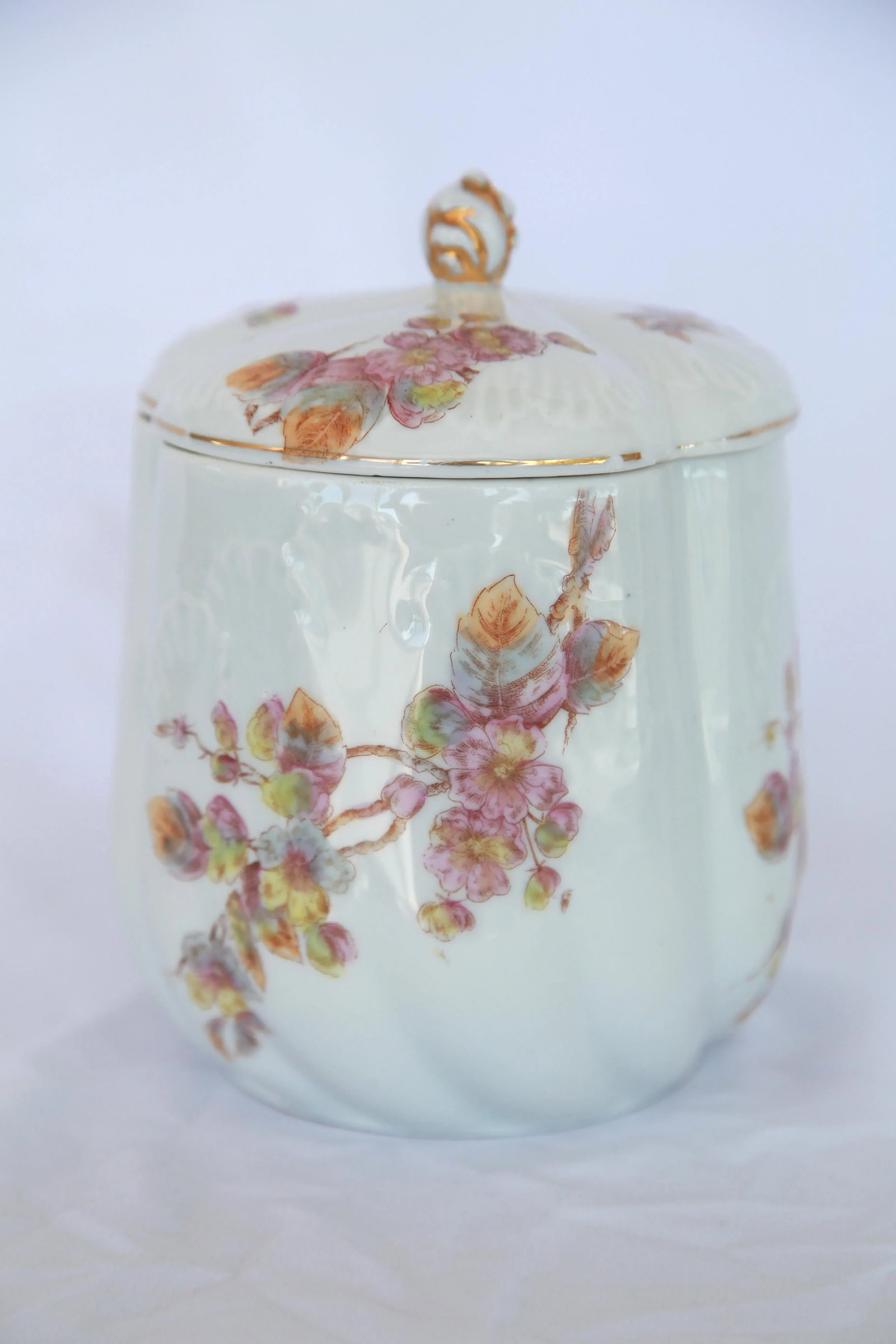 Antique French Porcelain Canister - 7