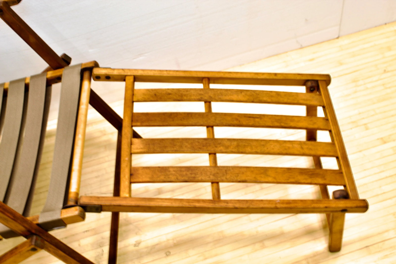 Teak Steamer Ship Lounge Deck Chair | 1950s - 4