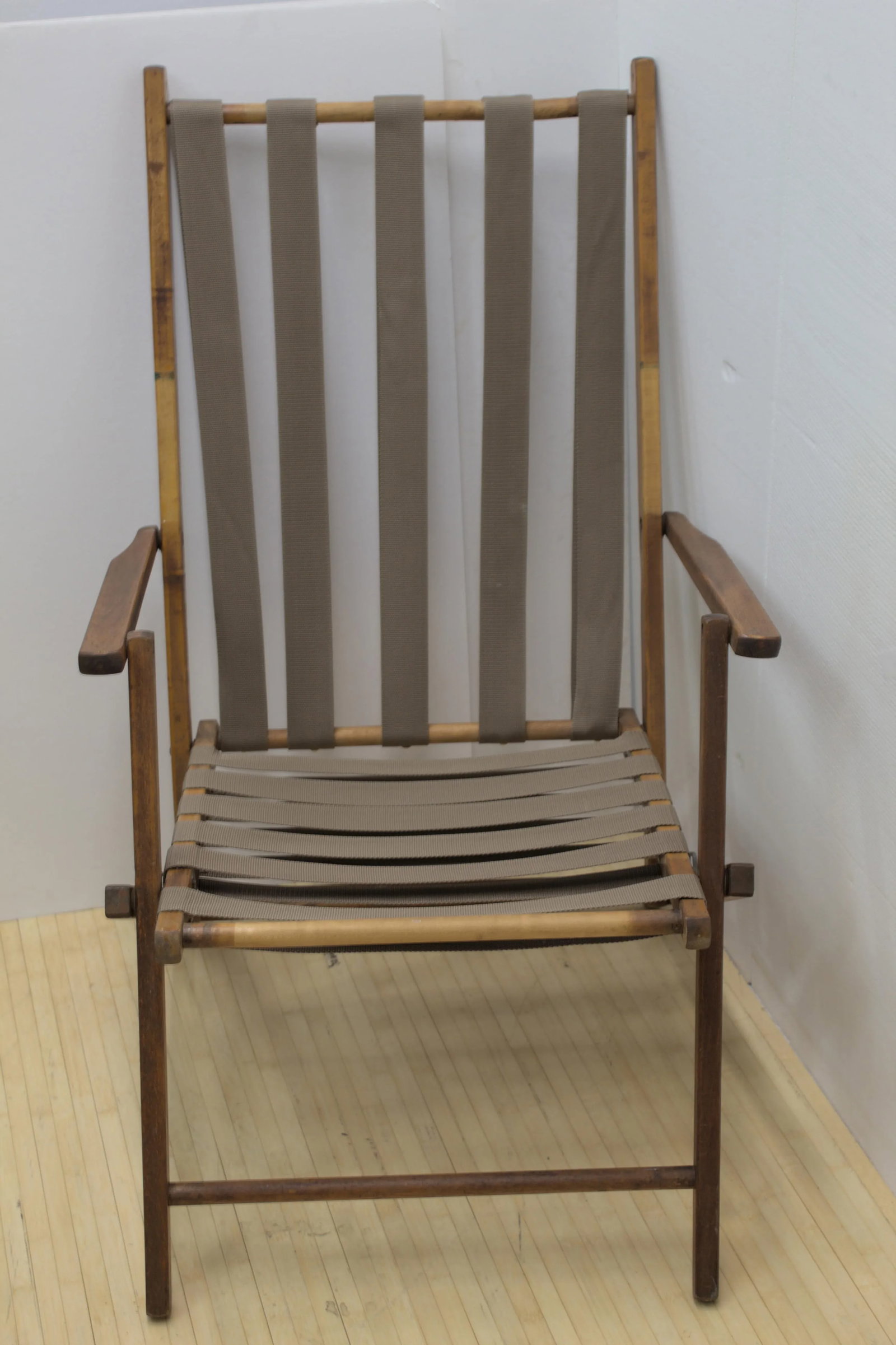 Teak Steamer Ship Lounge Deck Chair | 1950s - 5