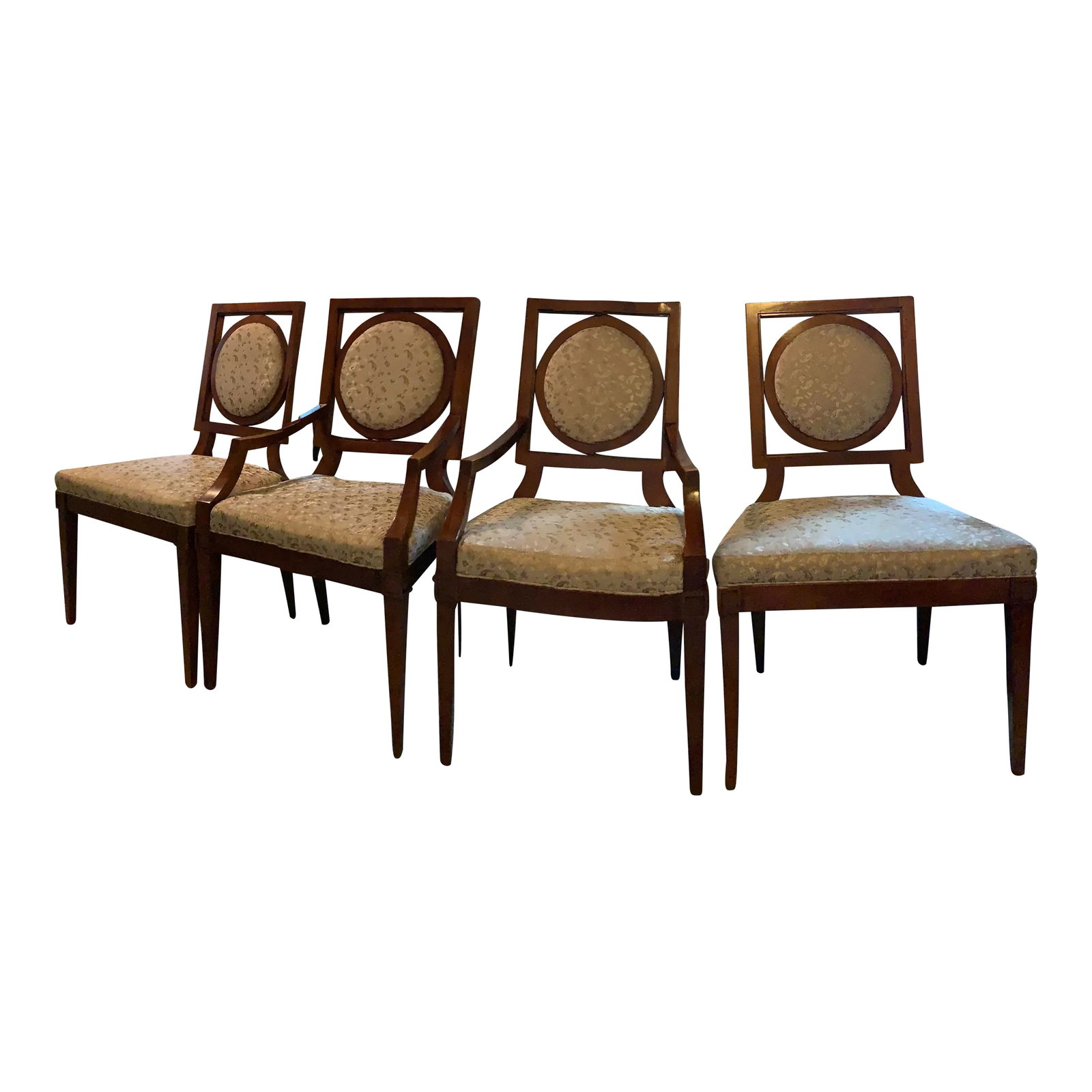Vintage Baker Furniture Thomas Pheasant Louis Dining Chairs - Set of 4 (1 of 12)