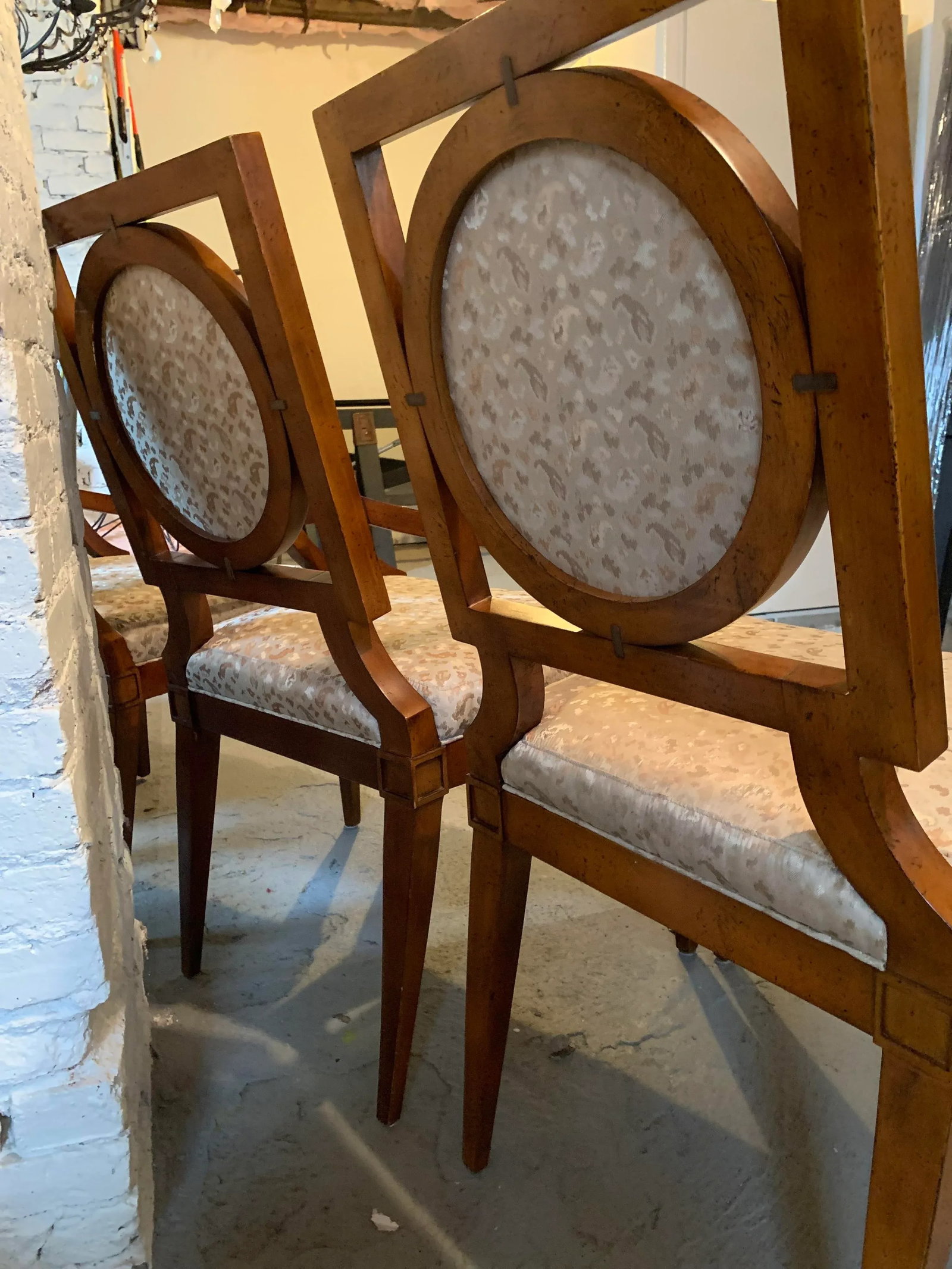 Vintage Baker Furniture Thomas Pheasant Louis Dining Chairs - Set of 4 - 3