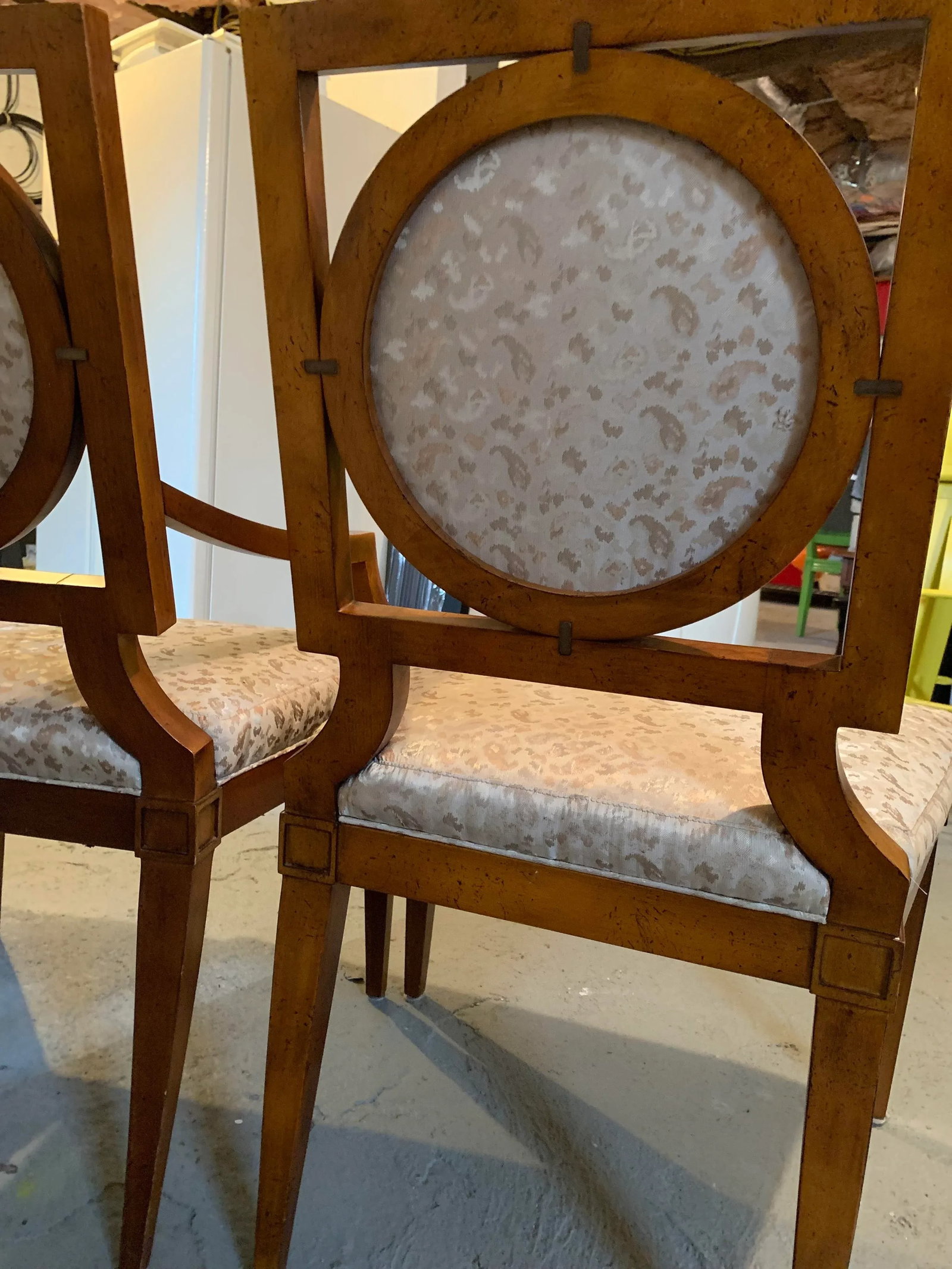 Vintage Baker Furniture Thomas Pheasant Louis Dining Chairs - Set of 4 - 5