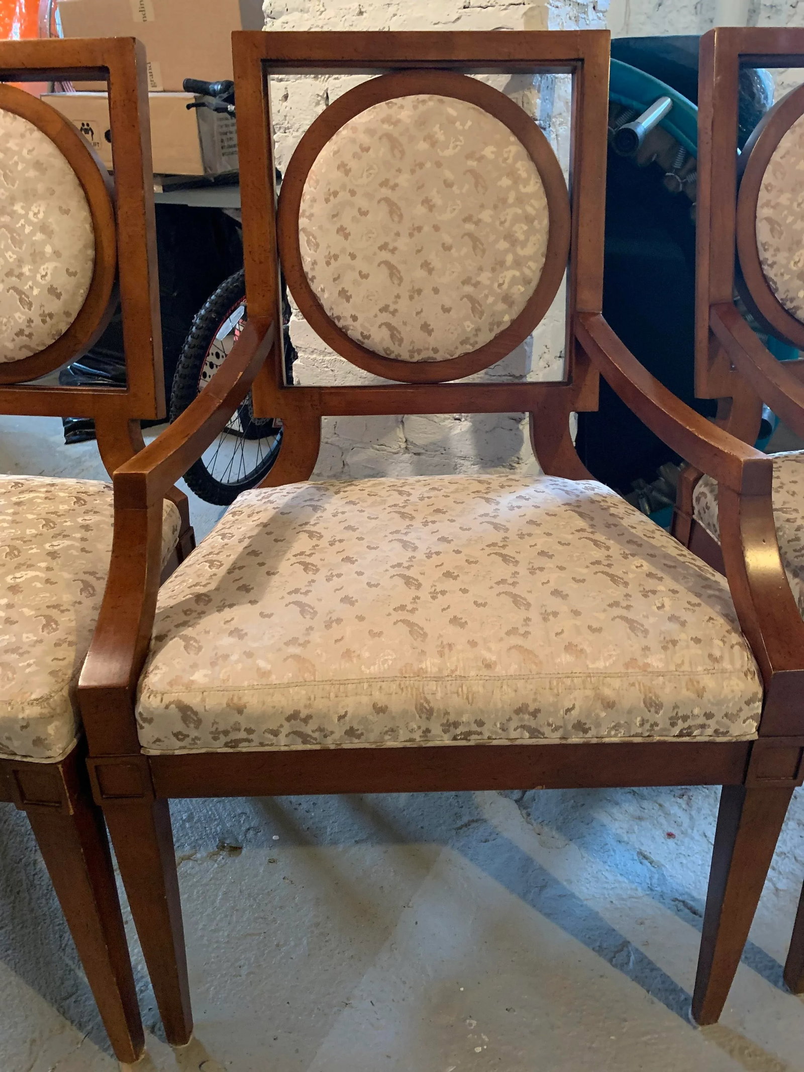 Vintage Baker Furniture Thomas Pheasant Louis Dining Chairs - Set of 4 - 6