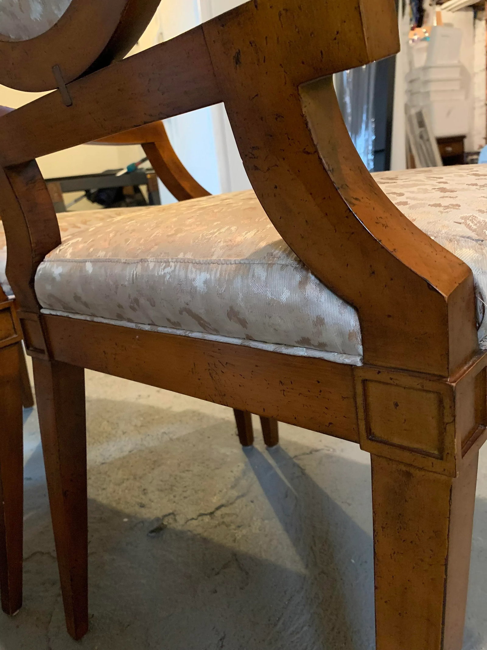 Vintage Baker Furniture Thomas Pheasant Louis Dining Chairs - Set of 4 - 7