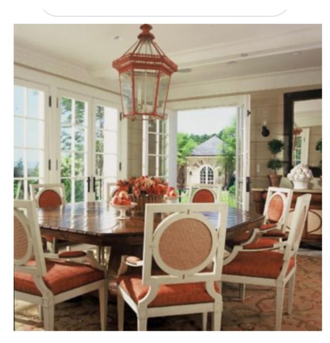 Vintage Baker Furniture Thomas Pheasant Louis Dining Chairs - Set of 4 - 8
