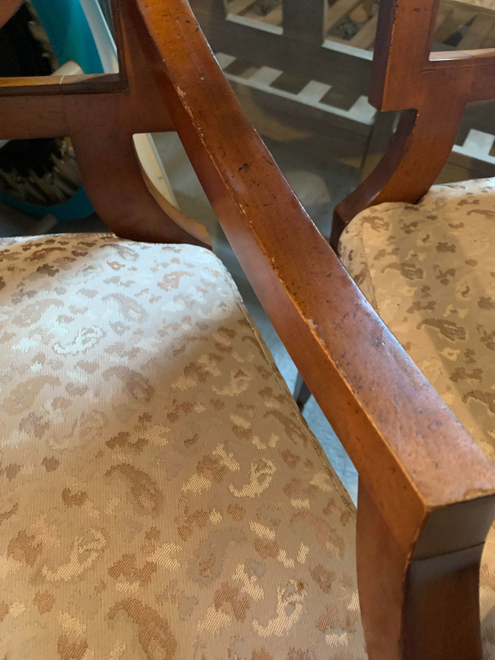 Vintage Baker Furniture Thomas Pheasant Louis Dining Chairs - Set of 4 - 9