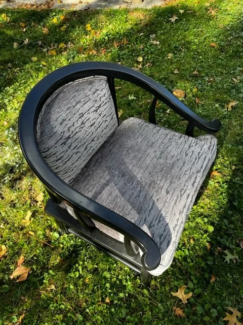 Refinished and Reupholstered - Century Furniture James Mont Ming Style Lounge Chairs - a Pair - 10
