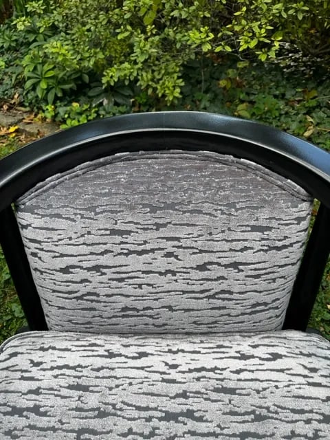 Refinished and Reupholstered - Century Furniture James Mont Ming Style Lounge Chairs - a Pair - 12