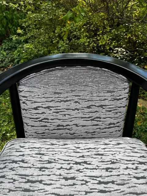 Refinished and Reupholstered - Century Furniture James Mont Ming Style Lounge Chairs - a Pair - 8