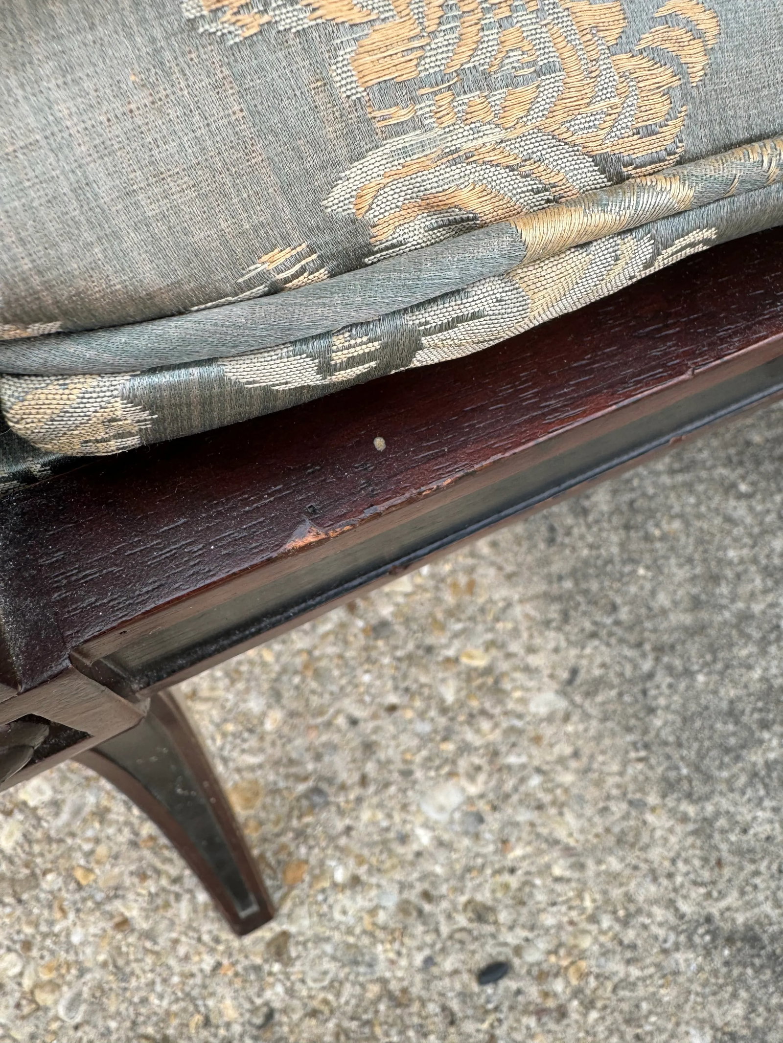 Pair Baker Furniture Regency Dining Chairs With Klismos Legs - 7