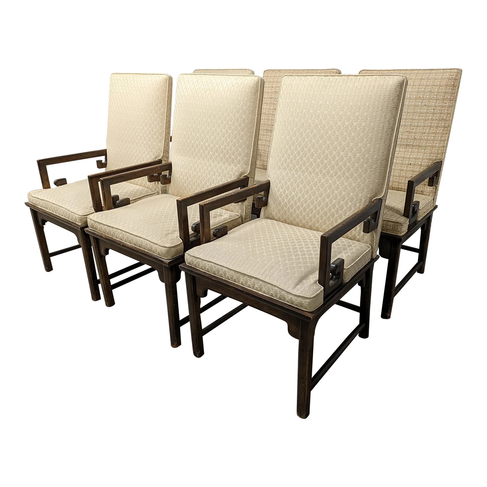 Mid 20th Century 6 James Mont Style Dining Chairs - Set of 6 (1 of 10)