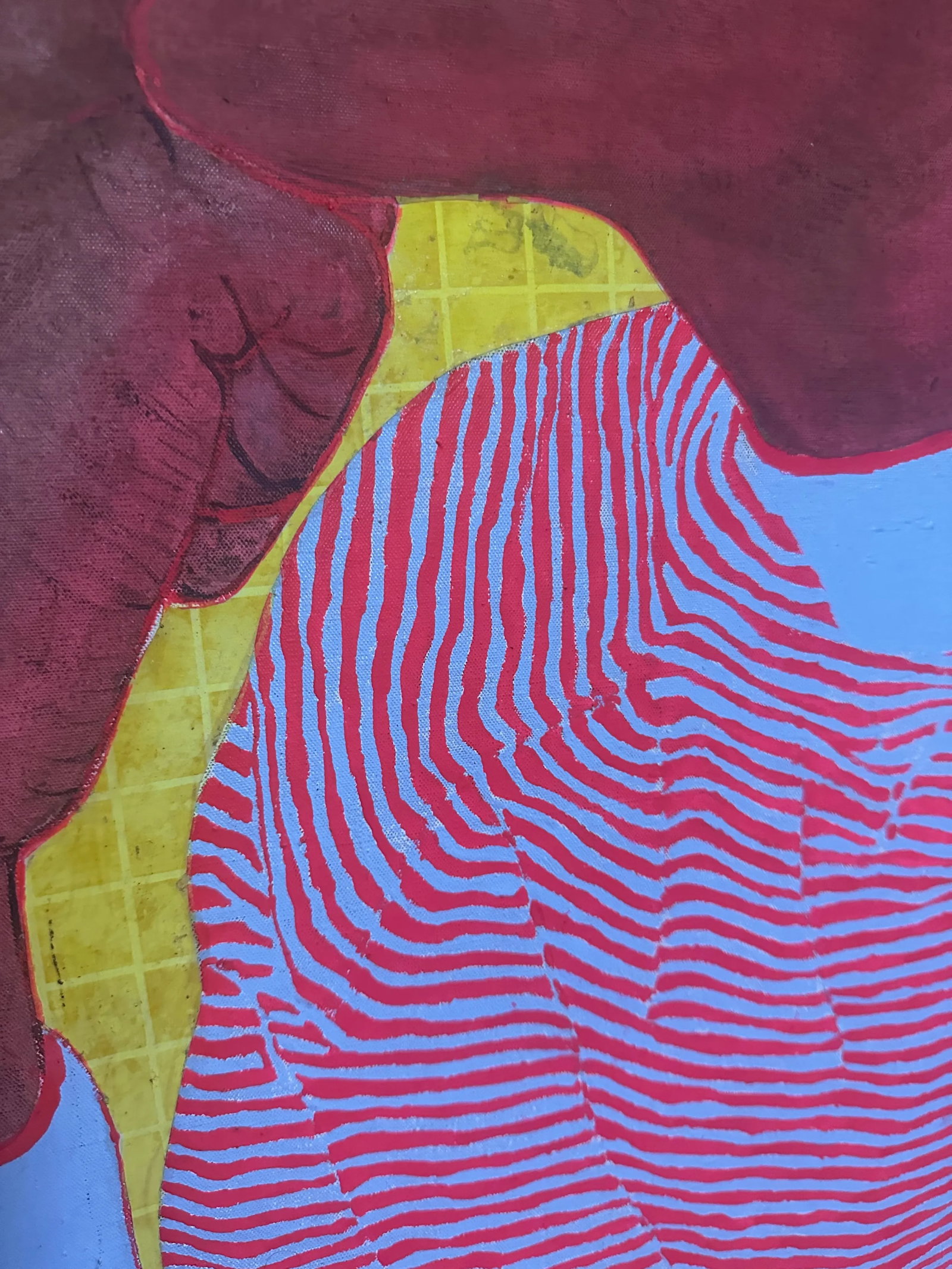 Large Alex Sibirny Mixed Media Painting - 5