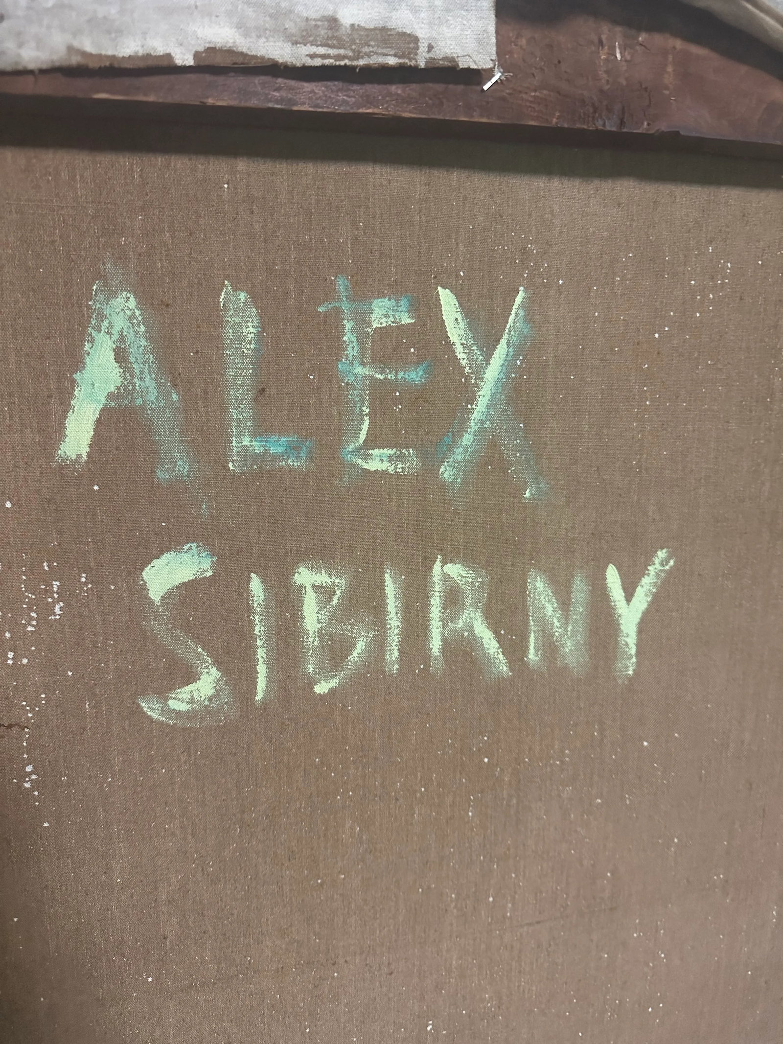 Large Alex Sibirny Mixed Media Painting - 7