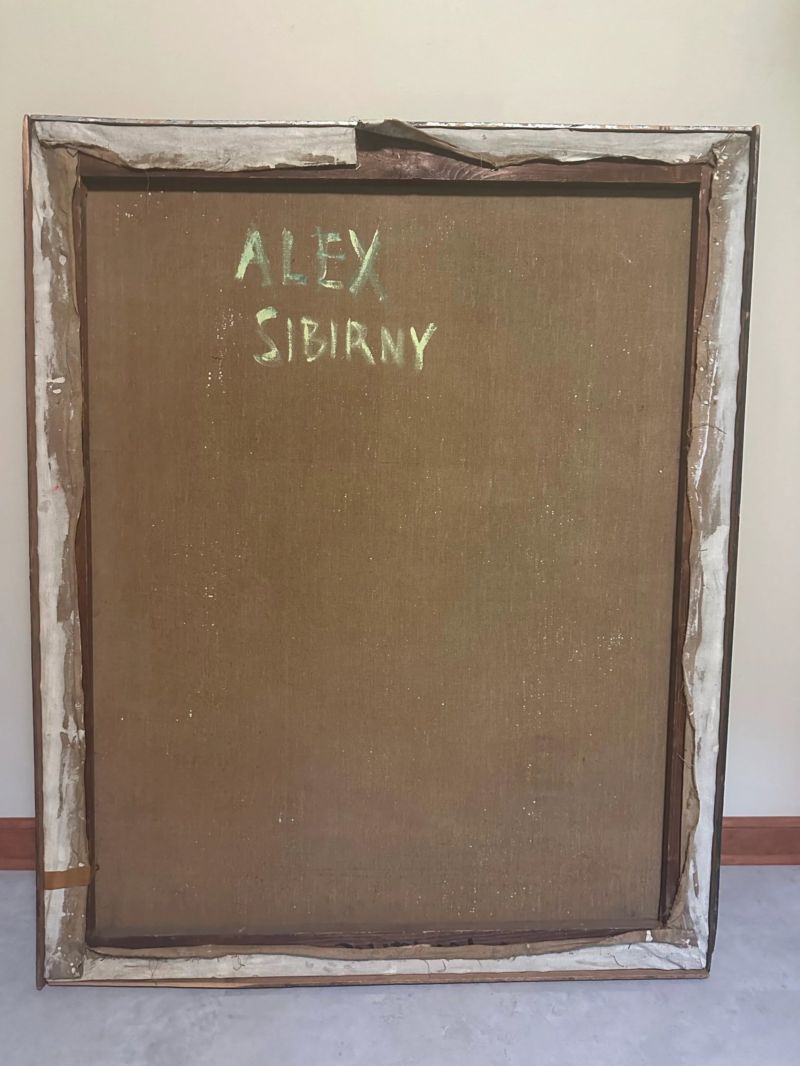 Large Alex Sibirny Mixed Media Painting - 8