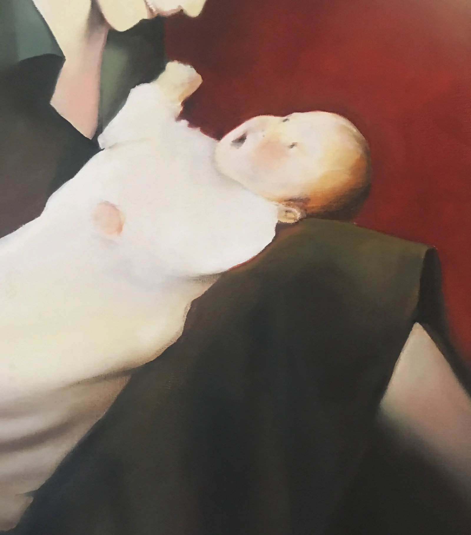Realist Oil Painting on Canvas, "Mother & Son" - 7