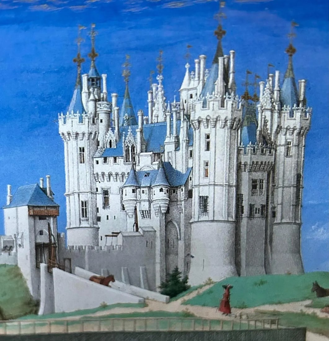 Medieval Illuminated Manuscript From the Book of Hours - 5