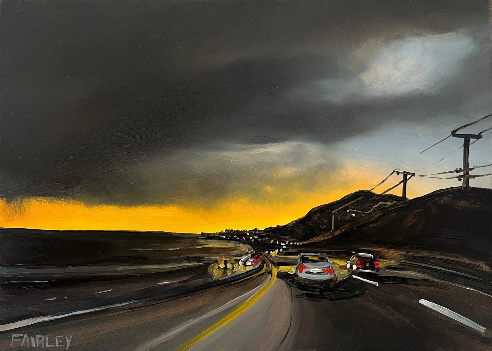 PCH Glow, Original Oil Painting by Jessica Fairley - 2