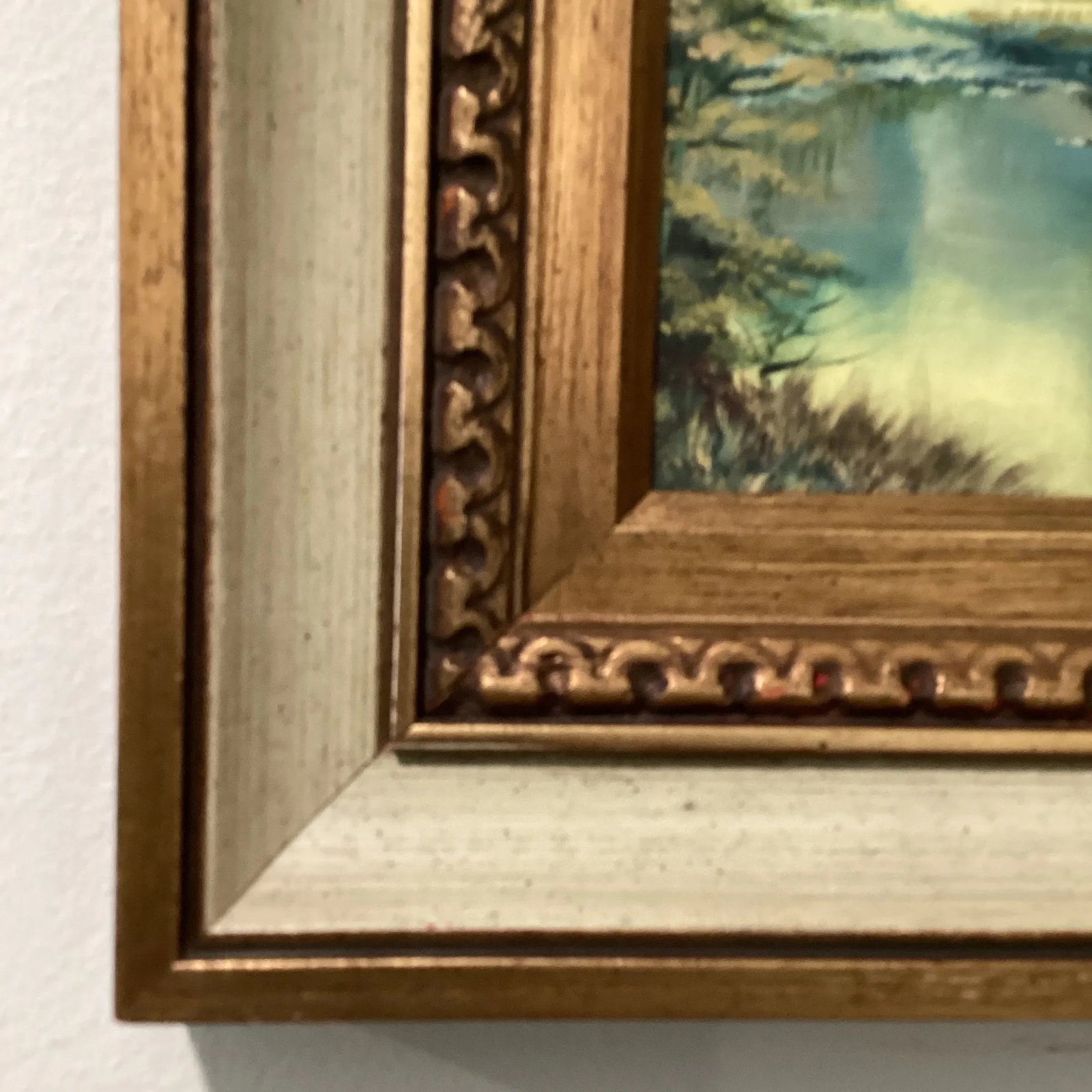 Antique Hein Hoppmann Landscape Oil Painting, Framed - 7