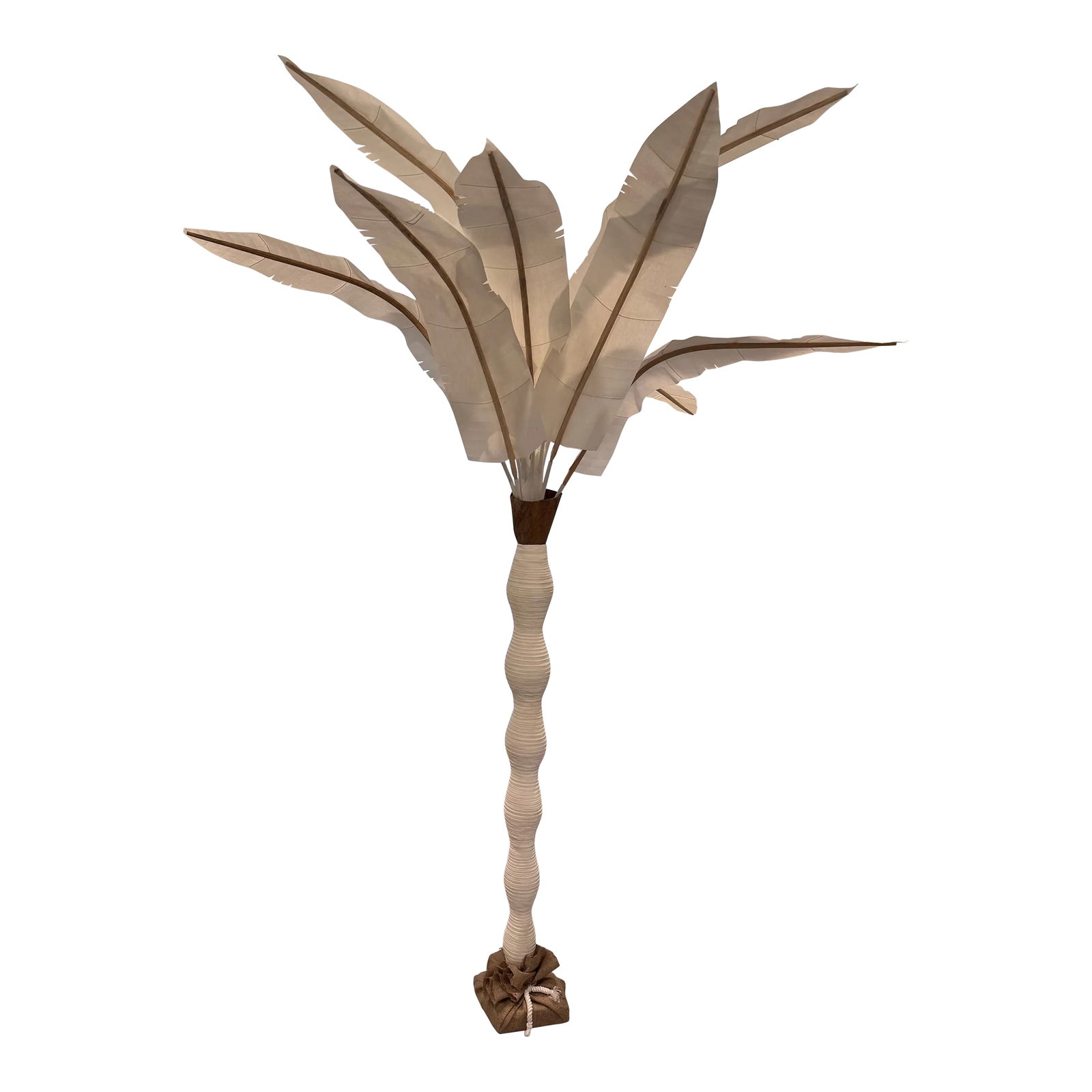 Palm Beach Coastal Palm Tree Decor: Fabulous white chic palm tree decor! Condition: Alterations: Original Condition Unaltered Imperfections: Some Imperfections Condition Notes: Great condition! Origin: United States Materials &