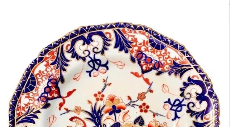 Set of 6 Antique Early 19th Century Masons Imari Colors Dinner Plates - 3