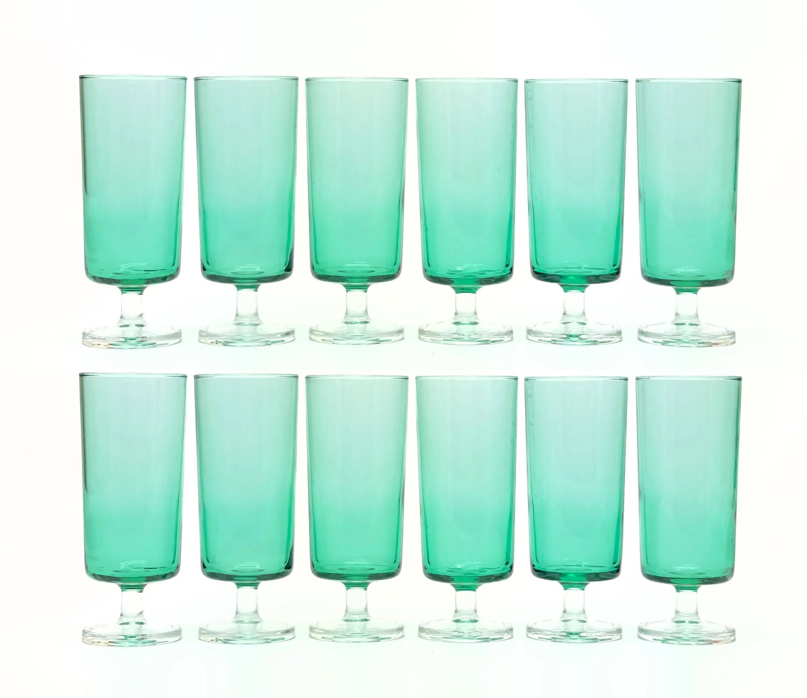 1960s Monumental Collection of Luminarc Emerald Stemware - 72 Pieces - 7