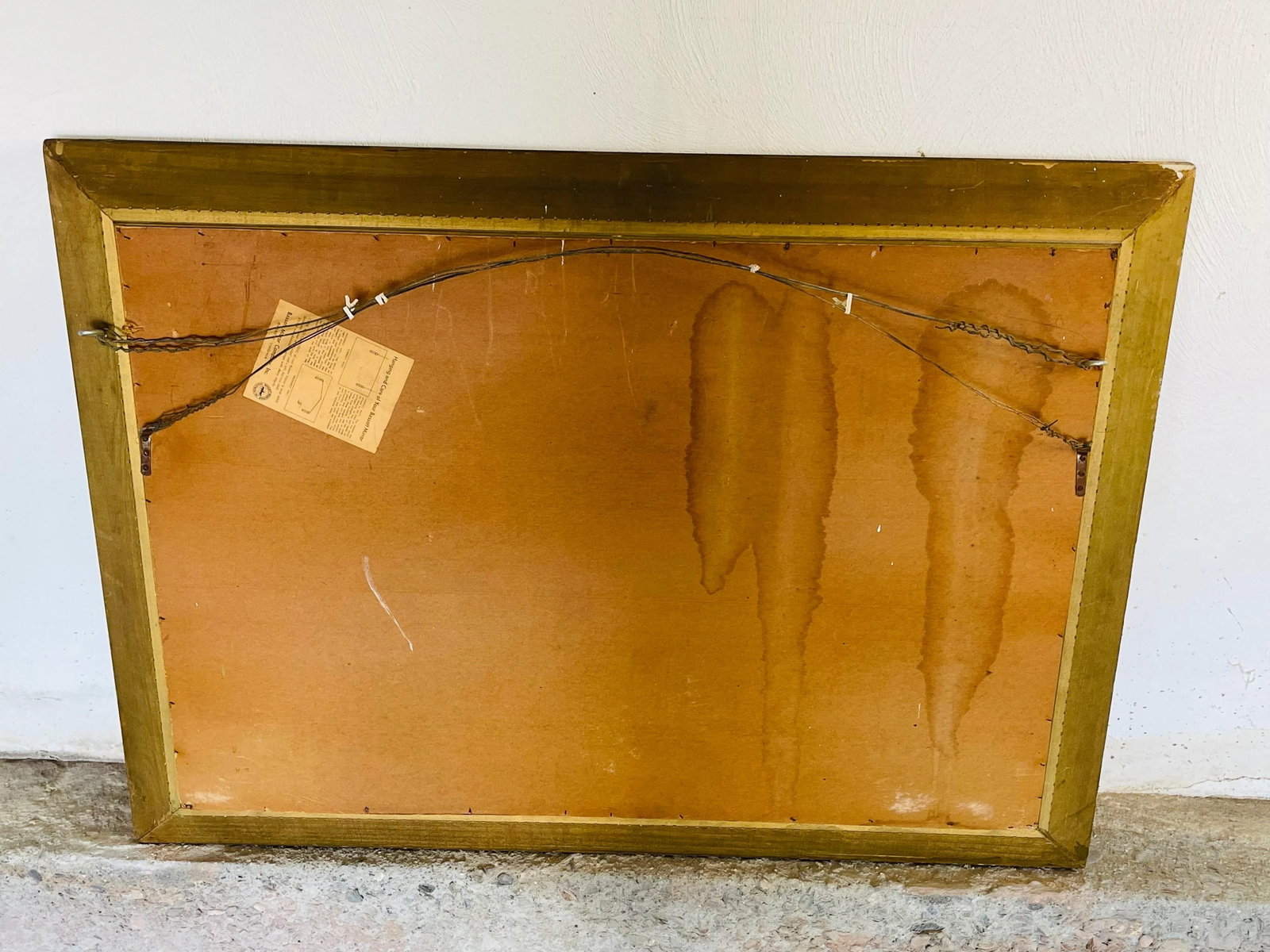 1940s Hollywood Regency Gold Framed Wall Mirror - 8