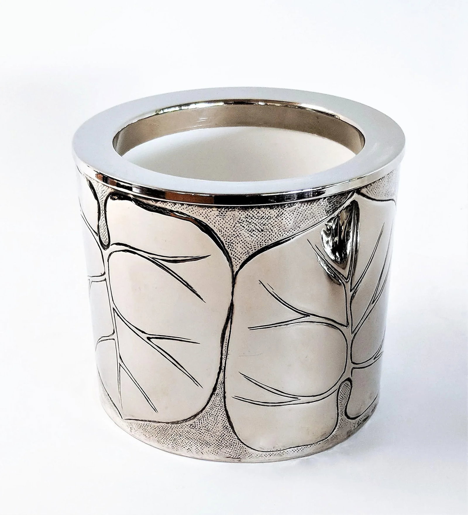 1980s Vintage Silver Plated Frog and Lily Pad Ice Bucket - 11