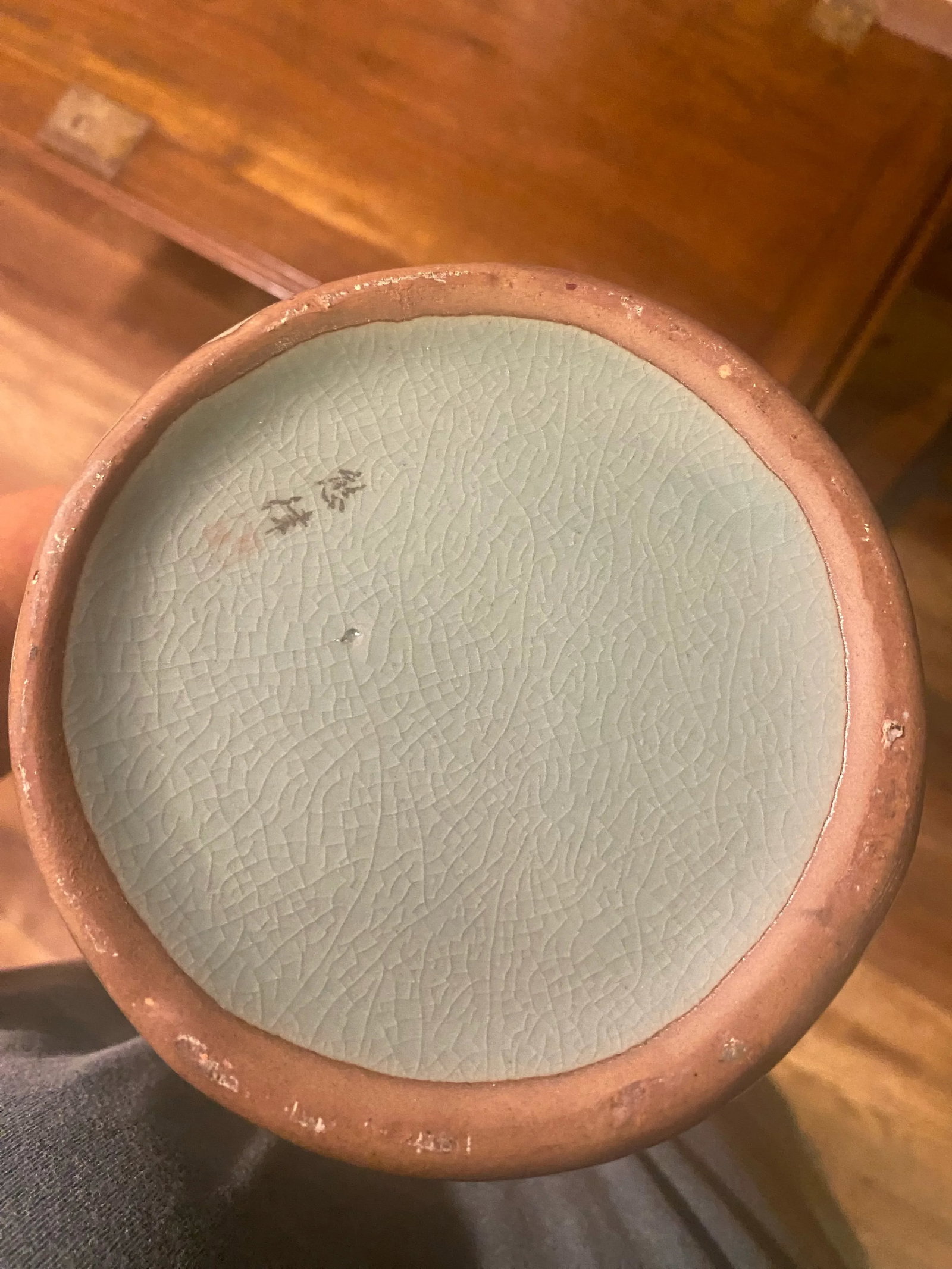 Pair of Japanese Celadon Vases - 2