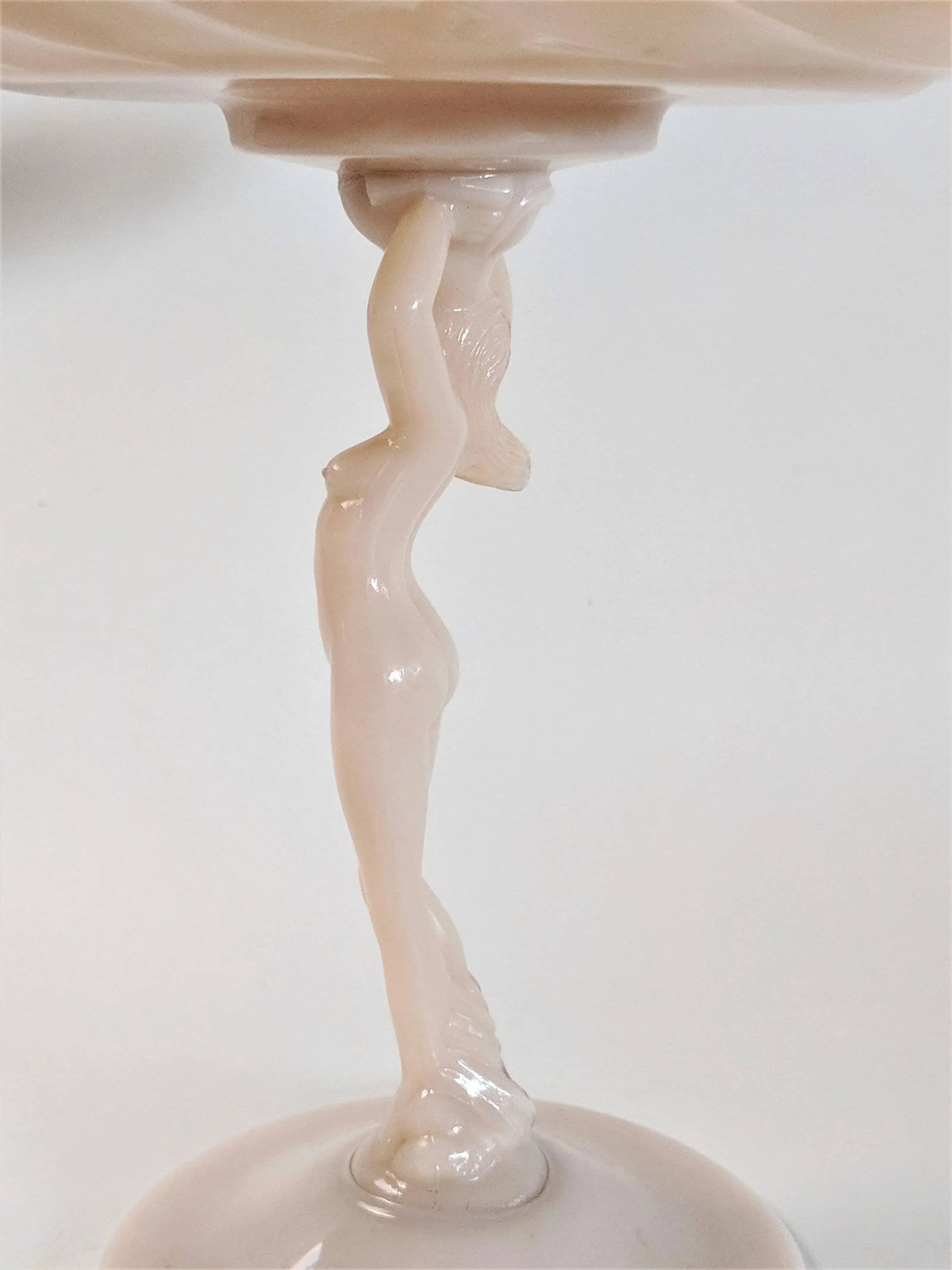 1940s Vintage Art Deco Nude Compote - 5