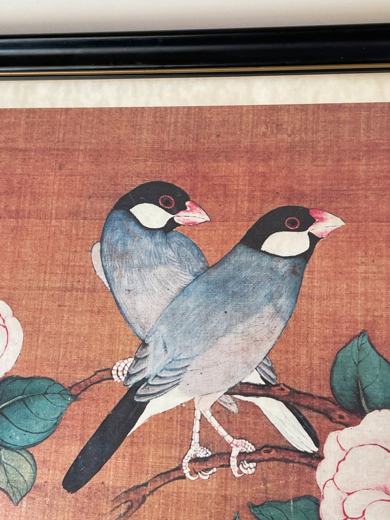 Vintage Japanese Screen Print Painting Print - Long Beach Museum of Art 1979, Framed - 5