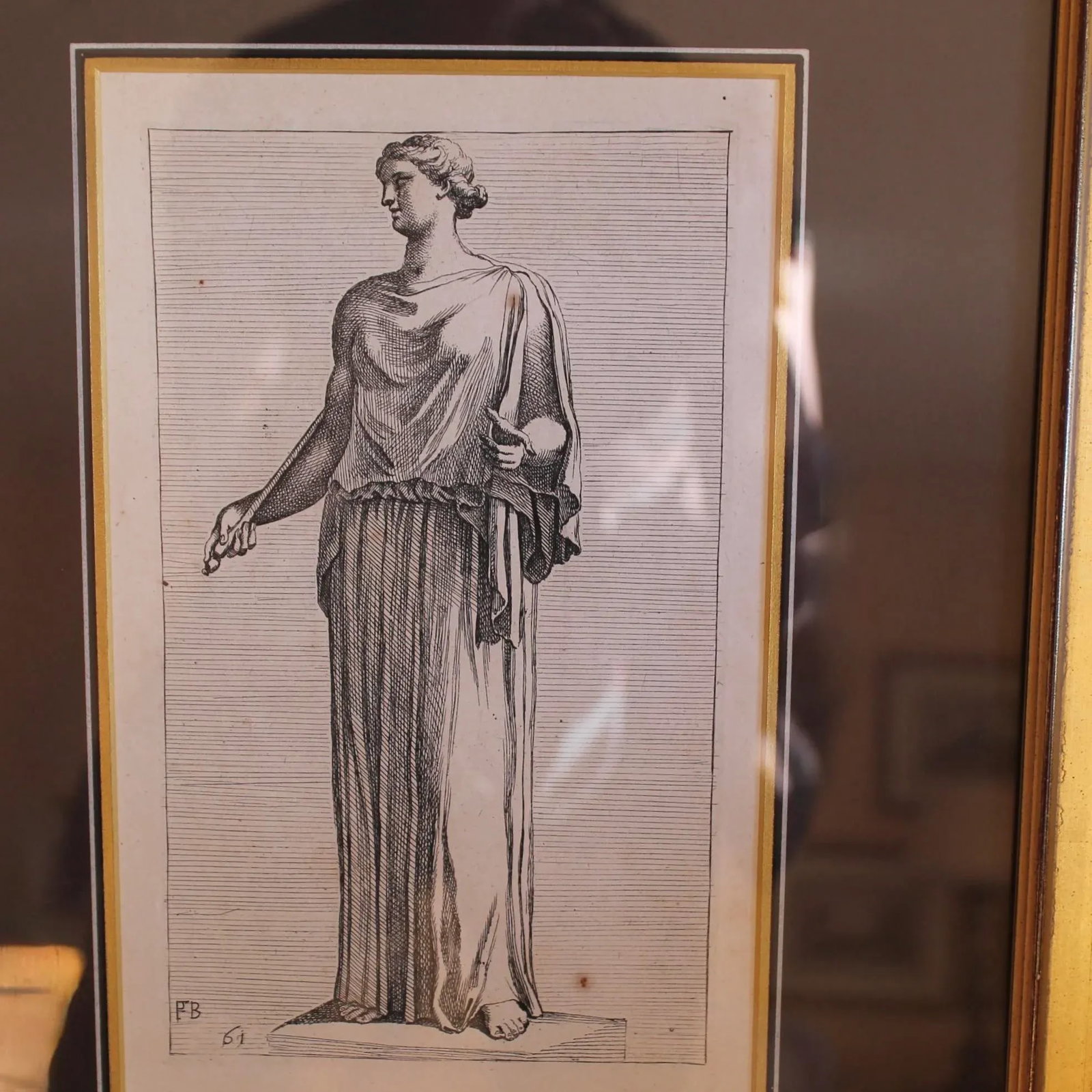 French 17th Century Classical Figure Engravings by Francois Perrier- Set of Six - 9
