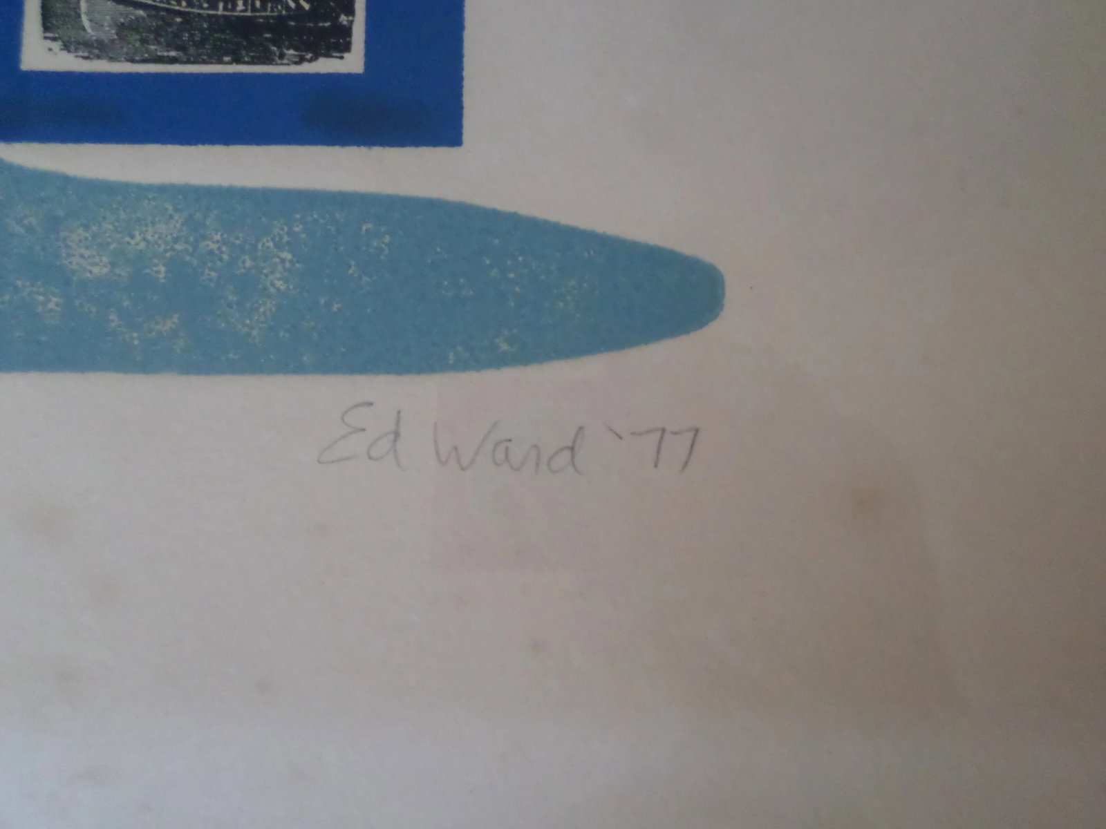 1977 Vintage Edward Ward Signed & Numbered Print - 9