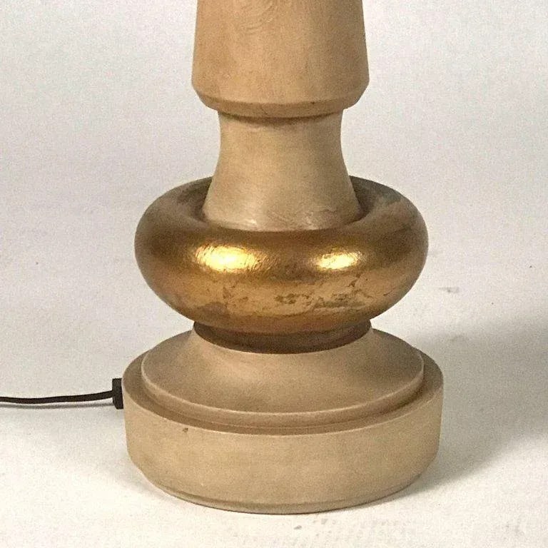 Monumental 1950s, Regency Torchiere Lamp in the Manner of James Mont - 2