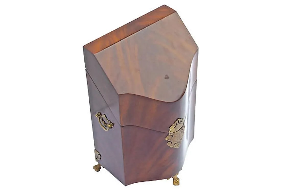 Late 20th Century Maitland - Smith Wood & Brass Knife Box - 2
