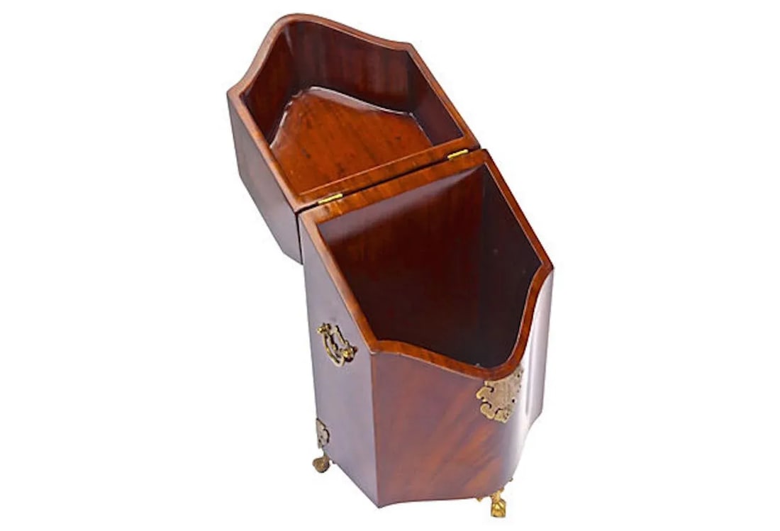 Late 20th Century Maitland - Smith Wood & Brass Knife Box - 3