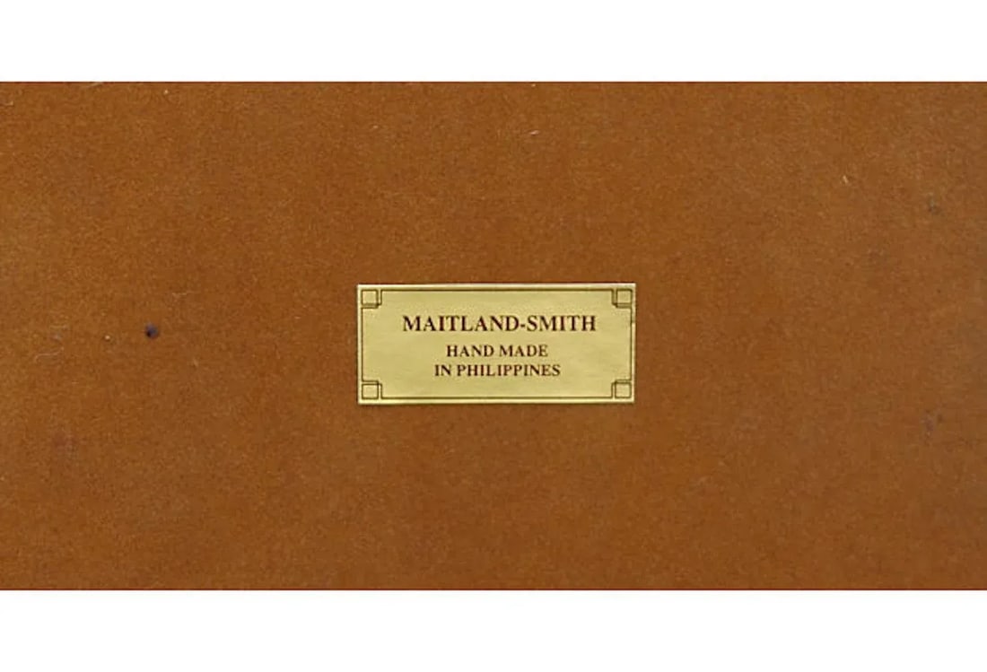 Late 20th Century Maitland - Smith Wood & Brass Knife Box - 7