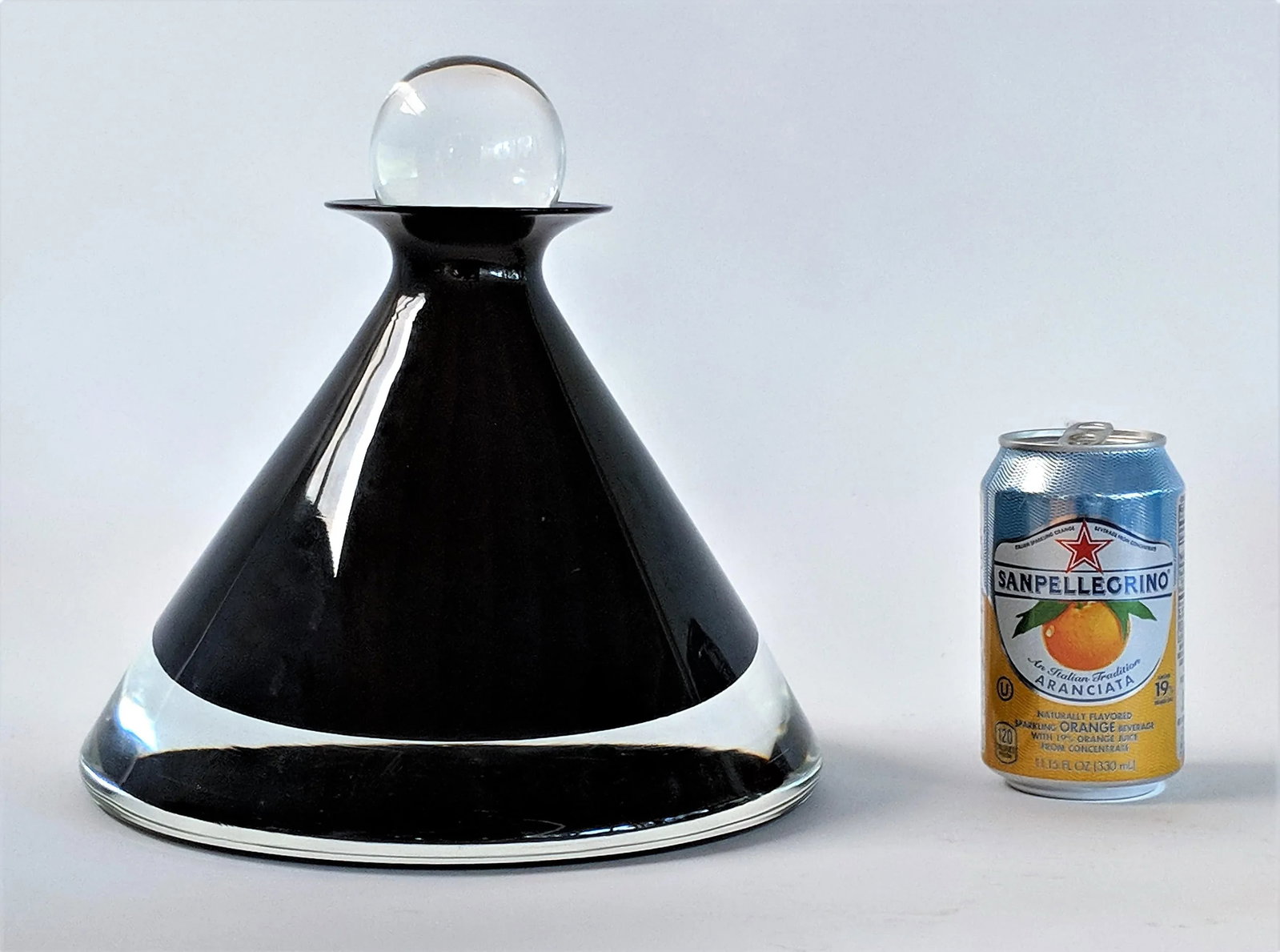 1980s Vintage Mario Pinzoni for Seguso Vetri d'Arte Glass Bottle - 10