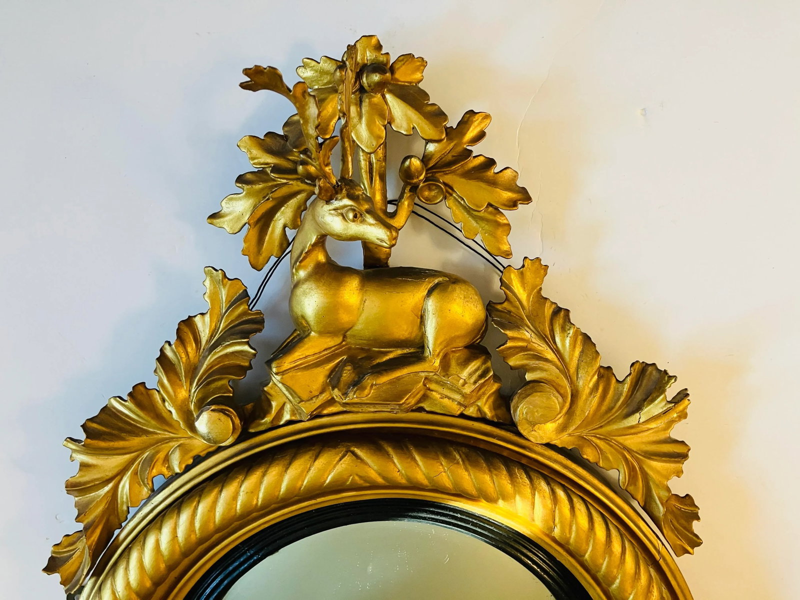 Early 19th Century English Regency Period Convex Mirror - 5