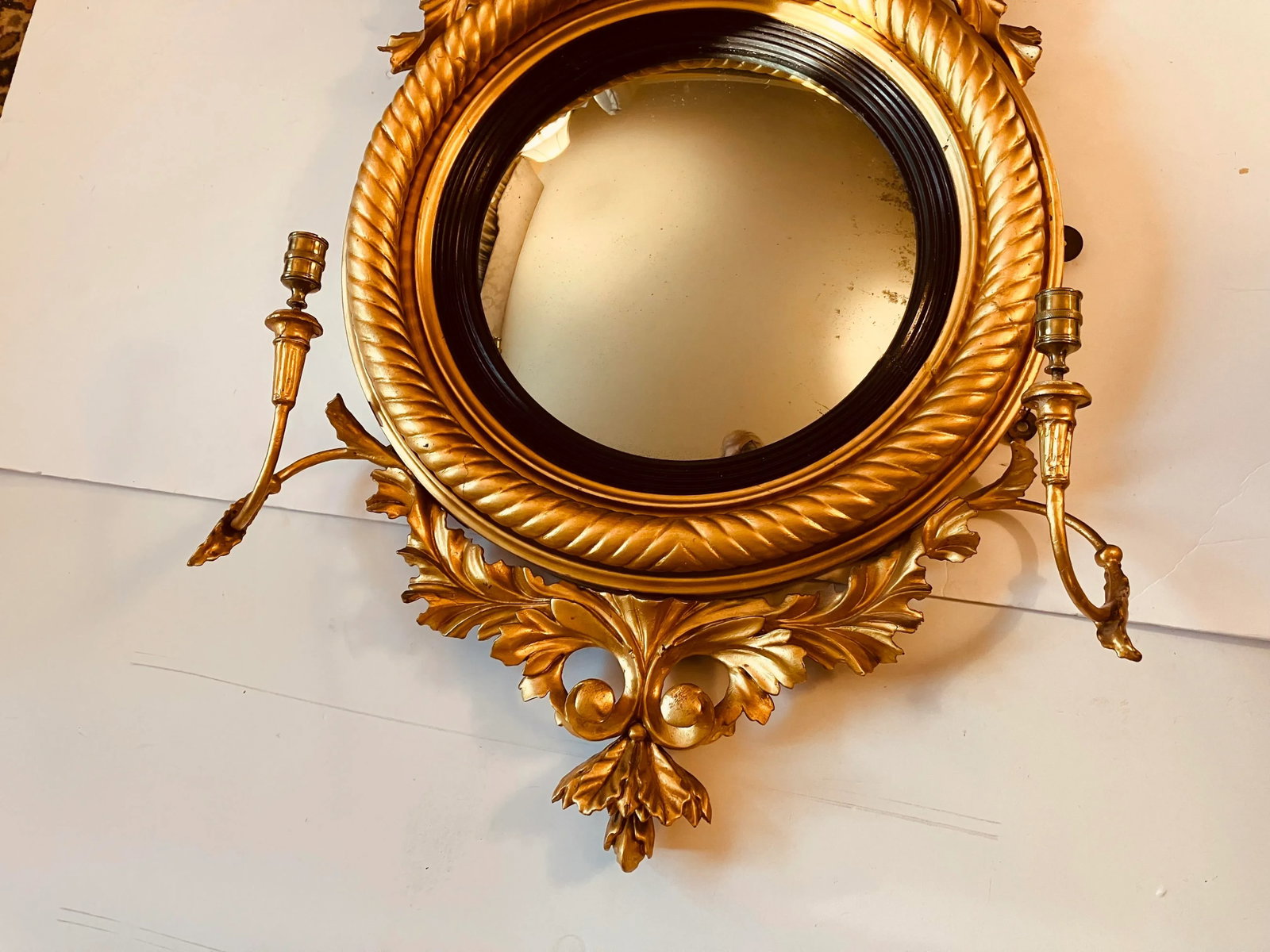 Early 19th Century English Regency Period Convex Mirror - 7